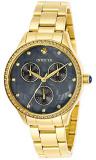 Invicta Women's Wildflower Quartz Watch with Stainless Steel Strap, Gold, 22 (Model: 29097)