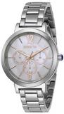 Invicta Women's Angel Quartz Watch with Stainless Steel Strap, Silver, 16 (Model...