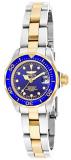 Invicta Women's Pro Diver Quartz Diving Watch with Stainless-Steel Strap, Two Tone, 5 (Model: 17035)