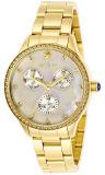 Invicta Women's Wildflower Quartz Stainless-Steel Strap, Gold, 15.8 Casual Watch (Model: 29093)
