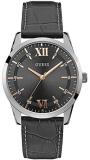 Guess Watches Theo Mens Analog Quartz Watch with Leather Bracelet W1307G1