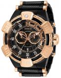 Invicta Men's JT Quartz Watch with Stainless Steel, Carbon Fiber Strap, Black and Rose Gold, 32 (Model: 32832)