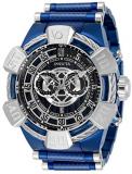 Invicta Men's JT Quartz Watch with Stainless Steel, Carbon Fiber Strap, Blue, 32 (Model: 32833)