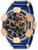 Invicta Men's JT Quartz Watch with Stainless Steel, Carbon Fiber Strap, Blue, 32 (Model: 32835)