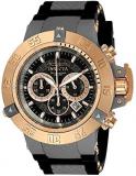 Invicta Men's Subaqua 0932 Black Rubber Swiss Quartz Diving Watch