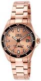 Invicta 15137 Women's Invicta Pro Diver Rose Gold Tone Dial 18K Rose Gold Plated Stainless Steel Watch