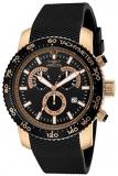 Invicta Men's 11294 Specialty Chronograph Black Textured Dial Black Polyurethane Watch