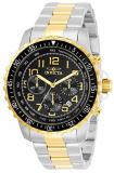 Invicta Specialty Men 45.5mm Stainless Steel Stainless Steel Black dial Quartz, 30792