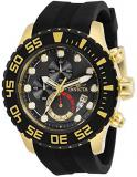 Invicta Pro Diver Men 52mm Stainless Steel Gold Grey dial Quartz, 30730