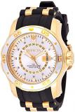 Invicta Men's 6995 Pro Diver Collection GMT Silver Dial Black Polyurethane Watch
