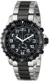 Invicta Men's 1326 Invicta II Chronograph Black Dial Two-Tone Stainless Steel Watch