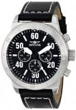 Invicta Men's 16753 "Specialty" Stainless Steel Watch with Black Leather Band