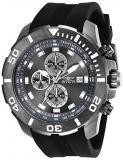 Invicta Men's Pro Diver Stainless Steel Quartz Watch with Silicone Strap, Black, 26 (Model: 27734)