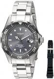 Invicta Men's Pro Diver Quartz Watch with Stainless-Steel Strap, Silver, 18 (Model: 12812)