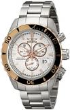 Invicta Men's 12859 Pro Diver Analog Display Swiss Quartz Silver Watch