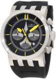 Invicta Men's 10398 DNA Aviation Chronograph Black Dial Black Silicone Watch