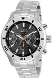 Invicta Men's Specialty Quartz Watch with Stainless Steel Strap, Silver, 22 (Model: 28877)