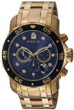 Invicta Men's Pro Diver Quartz Watch with Gold-Tone-Stainless-Steel Strap, 26 (Model: 21923)