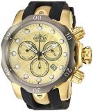 Invicta Men's Venom Titanium Quartz Watch with Silicone Strap, Two Tone, 26 (Model: 24258)
