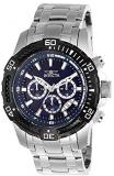 Invicta Men's Pro Diver Quartz Watch with Stainless Steel Strap, Silver, 26 (Model: 25779)