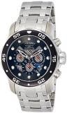 Invicta Men's Pro Diver Quartz Diving Watch with Stainless-Steel Strap, Silver, 1 (Model: 25331)