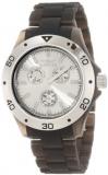 Invicta Men's 1668 Anatomic Silver Dial Black Plastic Watch