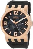 Invicta Men's 10448 DNA Grey Camouflage Dial with Black Silicone Strap Watch