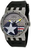 Invicta Men's 11647 DNA Bomber Silver Dial Black Silicone Watch