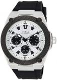 Guess Men's Analogue Quartz Watch with Rubber Strap W1049G3