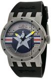 Invicta Men's 11649 DNA Bomber Silver Dial Black Silicone Watch