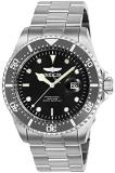 Invicta Men's Pro Diver Quartz Watch with Stainless Steel Strap, Silver, 22 (Model: 25715)