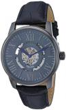 Invicta Men's Objet D Art Stainless Steel Automatic-self-Wind Watch with Leather Strap, Black, 21 (Model: 22602)