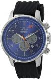 Invicta Men's S1 Rally Stainless Steel Quartz Watch with Silicone Strap, Black, 22 (Model: 23812)