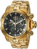 Invicta Men's Venom Quartz Watch with Stainless Steel Strap, Gold, 26 (Model: 29644)