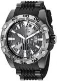Invicta Men's Star Wars Stainless Steel Automatic-self-Wind Watch with Silicone Strap, Black, 26 (Model: 26523)