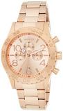 Invicta Men's 1271 Specialty Chronograph Rose Dial 18k Rose Gold Ion-Plated Watc...