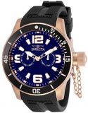 Invicta Specialty Men 48mm Stainless Steel Rose Gold Blue dial Quartz, 30701