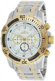 Invicta Men's Pro Diver Quartz Watch with Stainless-Steel Strap, Two Tone, 18.5 (Model: 24859)