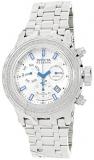 Invicta Reserve Chronograph Quartz Diamond Silver Dial Men's Watch 32797