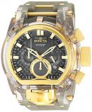 Invicta Men's Bolt Stainless Steel Quartz Watch with Silicone Strap, Grey, 34 (Model: 29999)