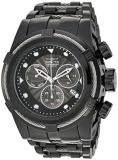 Invicta Men's Bolt Quartz Watch with Stainless-Steel Strap, Black, 36.8 (Model: 23916)