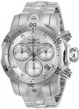 Invicta Men's Venom Quartz Watch with Stainless Steel Strap, Silver, 22 (Model: 29625)