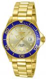Invicta Men's 14124 Pro Diver Gold Dial 18k Gold Ion-Plated Stainless Steel Watch