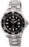 Invicta Men's 3044 Stainless Steel Grand Diver Automatic Watch, Silver/Black