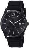 GUESS Men's Stainless Steel Casual Silicone Watch