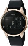 GUESS Men's Stainless Steel Digital Silicone Watch