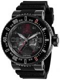 Invicta Men's Star Wars Stainless Steel Quartz Watch with Silicone Strap, Black, 29.8 (Model: 27667)