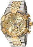 Invicta Men's Bolt Quartz Watch with Two-Tone-Stainless-Steel Strap, 16 (Model: 25864)