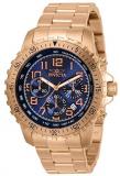 Invicta Men's Specialty Quartz Watch with Stainless Steel Strap, Rose Gold, 22 (...