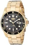 Invicta Men's Pro Diver Quartz Watch with Stainless Steel Strap, Gold, 22 (Model...